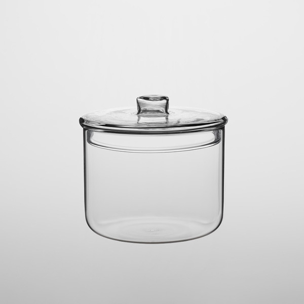Heat-resistant Glass Storage Jar 400ml