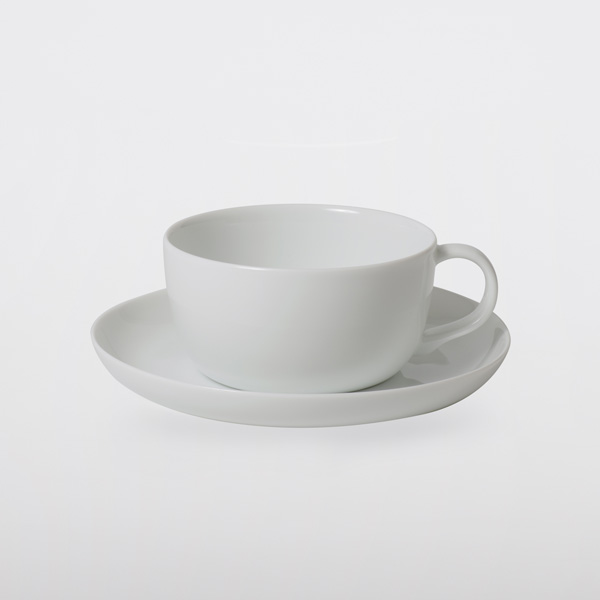Porcelain Black Teacup Set 290ml