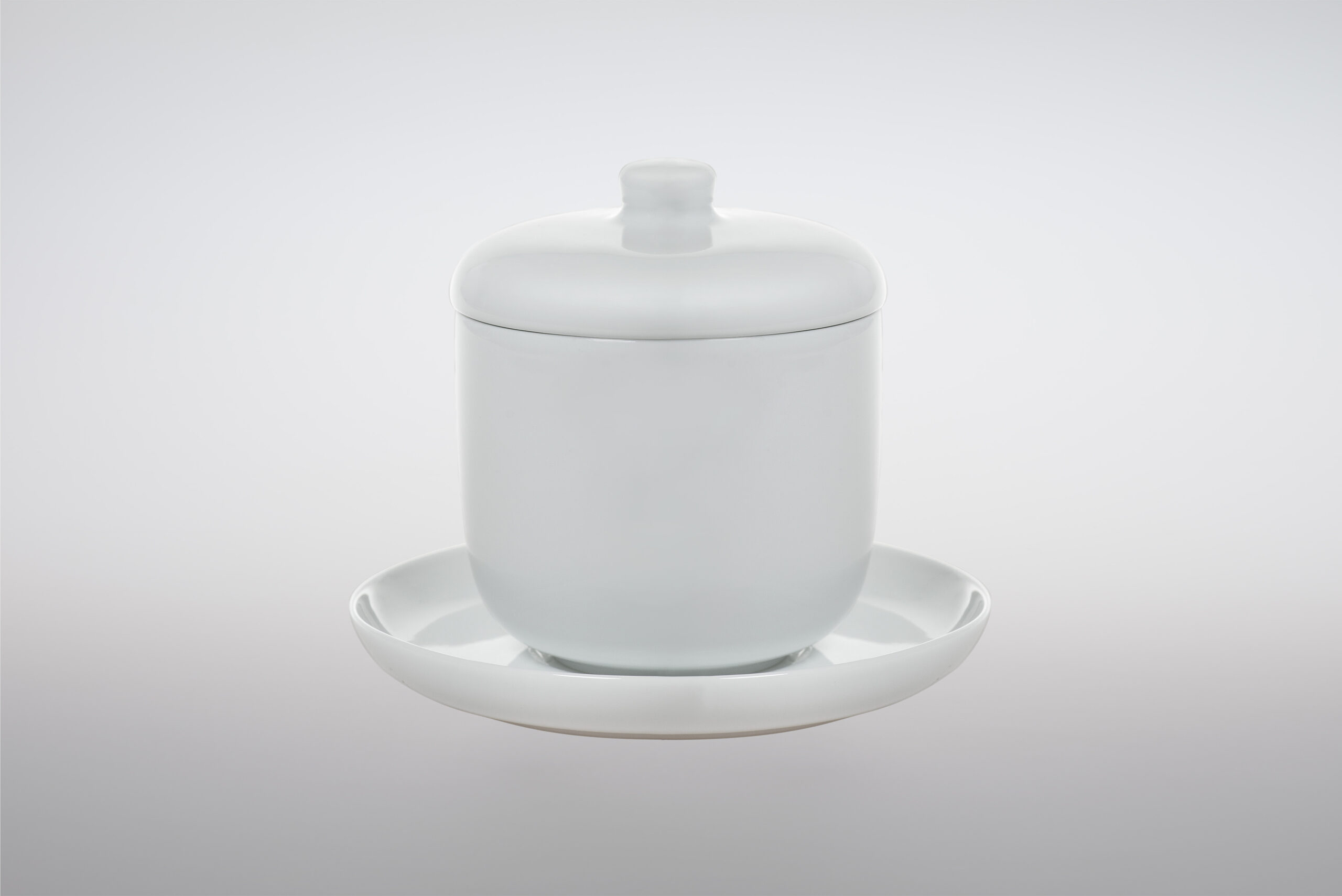 Chinese-style Porcelain Soup Tureen Set 300ml